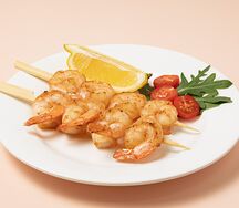 Шашлычки из креветок