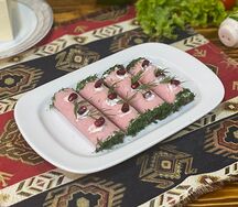 Рулетики из ветчины