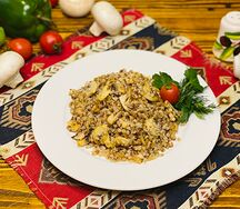 Гречка с грибами