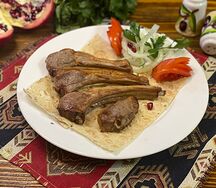 Шашлык из каре ягненка