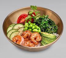 Поке боул с креветками