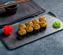 Запеченный с мидиями острый