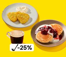 Завтрак с драниками и оладушками