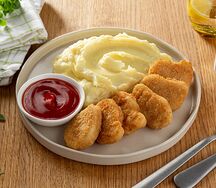 Наггетсы куриные с кетчупом