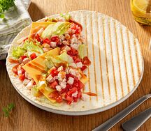 Кесадилья с курицей