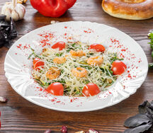 Салат Руккола с креветками