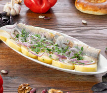 Сельдь с картофелем