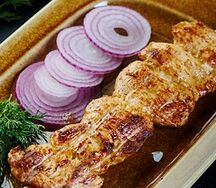Шашлык по-ташкентски из куриной грудки