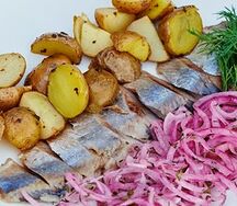 Сельдь с картофелем
