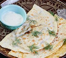 Кутаб с мясом