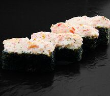 Запеченный с креветкой