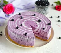 Чизкейк черничный