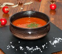 Мексиканский суп с фасолью