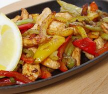 Огненный фахитос с курицей