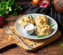 Манты с индейкой