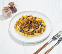 Картофель жареный с грибами