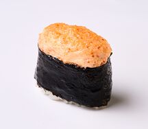 Запеченные суши с крабом