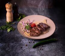 Медальоны с говядиной и грибами