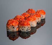 Запеченный ролл Краб с курицей