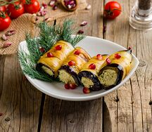 Баклажаны с орехами
