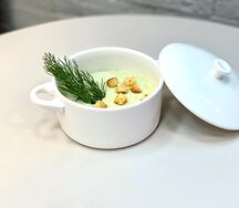Суп с плавленым сыром и грибами
