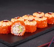 Ролл Запеченная Калифорния оранж