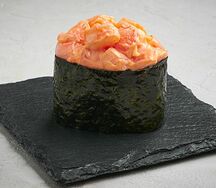 Острые суши с креветкой