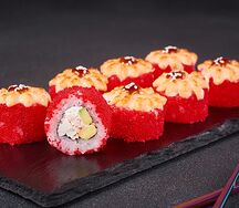 Ролл Запеченный сырный с крабом