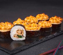 Ролл Запеченный острый с мидиями