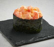 Запеченные суши с креветкой