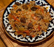 Плов с говядиной