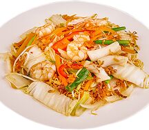 Азиатская лапша с морепродуктами