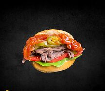 Калач с пастрами из говядины