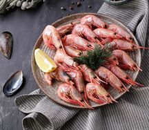 Креветки отварные