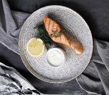 Стейк из лосося