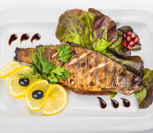 Форель радужная на углях