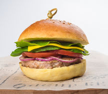 Луковый бургер