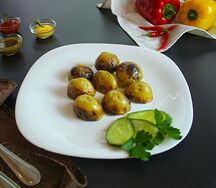 Шашлык из картофеля