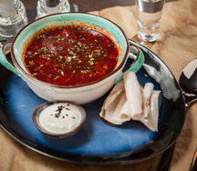 Борщ с говядиной