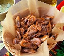 Креветки тигровые вареные