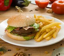 Бургер по-карибски