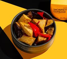 Тофу с баклажанами