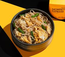 Лапша рисовая с овощами