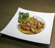 Картофель с грибами