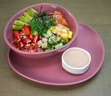 Поке с лососем