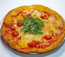 Руккола с креветками