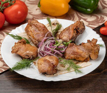 Шашлык из куриного филе