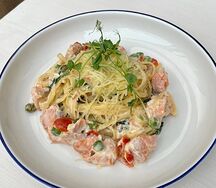 Паста с форелью
