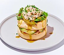 Панкейки с тунцом