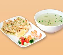 Суп с креветками